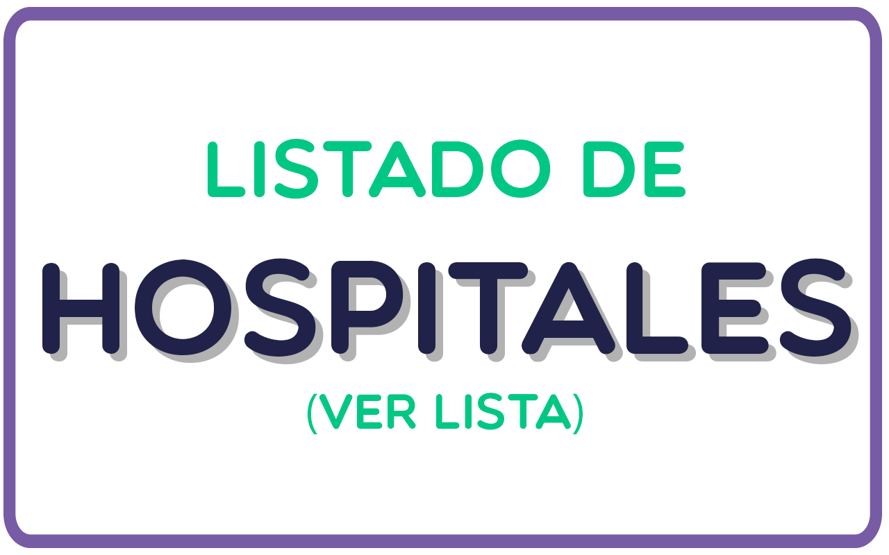 Listado de hospitales